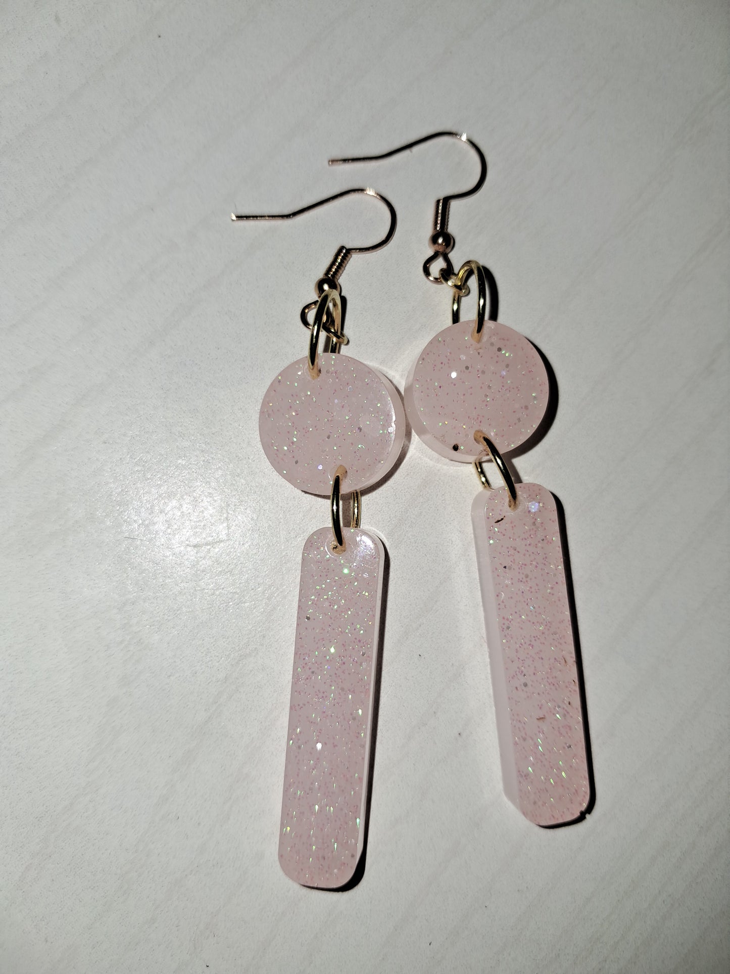 Pink earrings