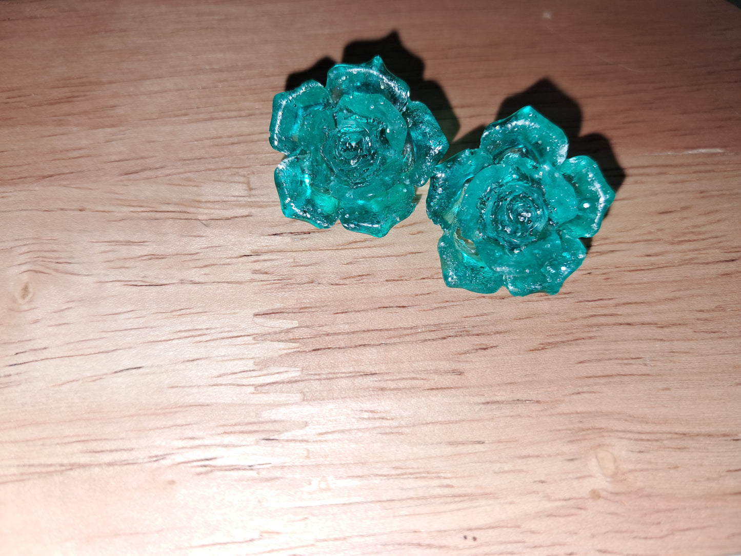 Rose earrings