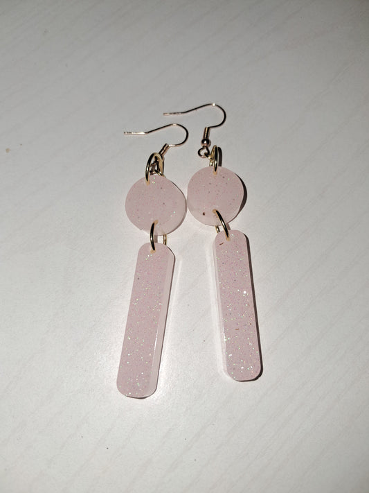 Pink earrings