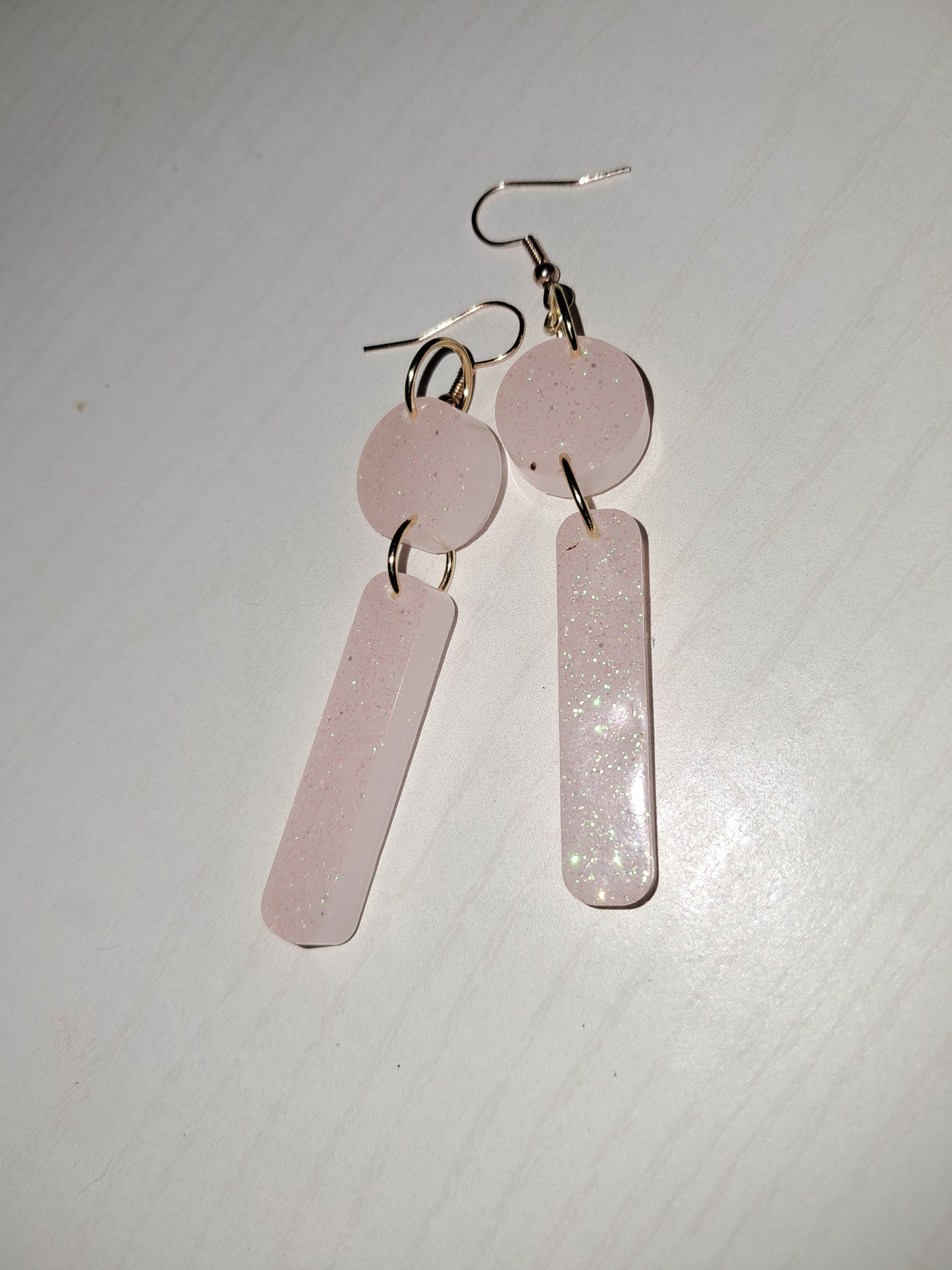 Pink earrings