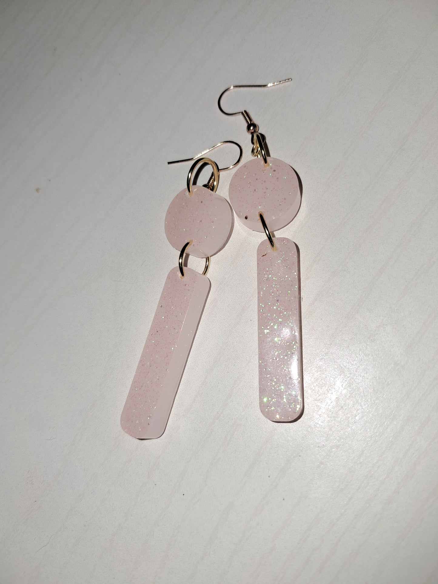 Pink earrings