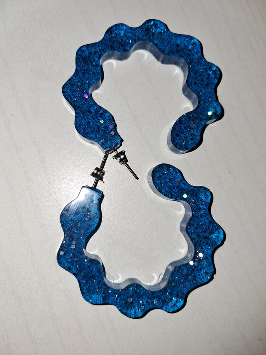 Blue earrings