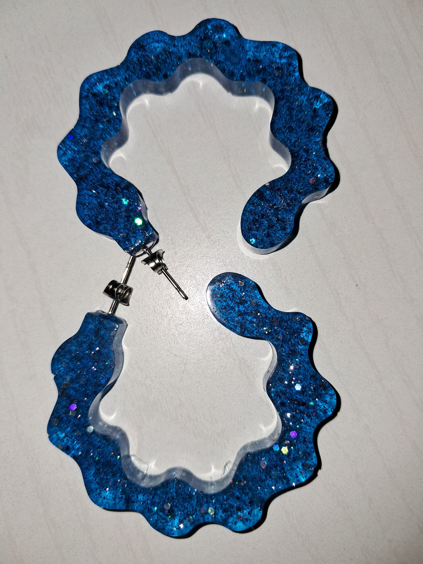 Blue earrings