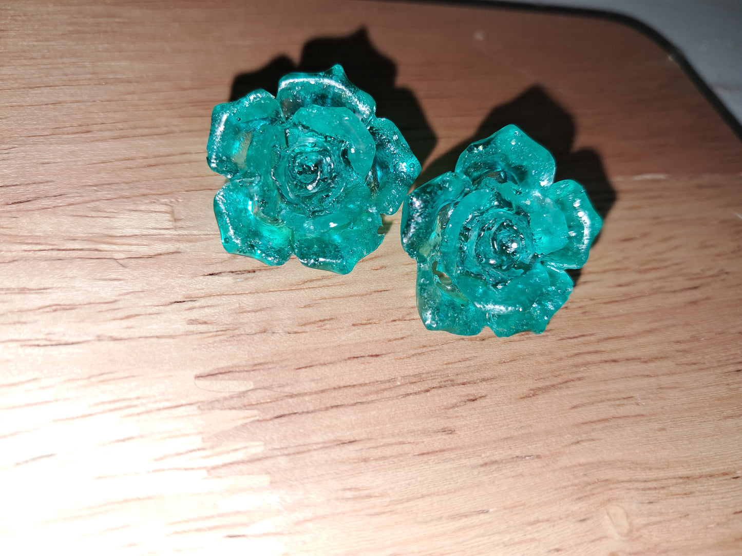 Rose earrings