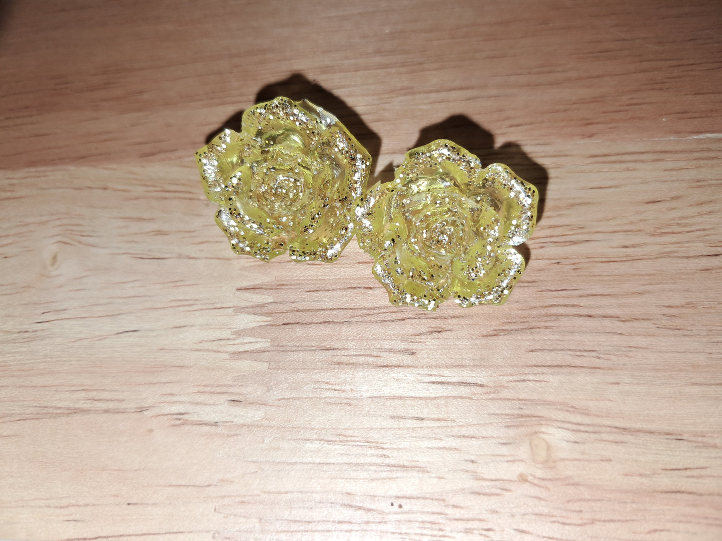 Rose earrings