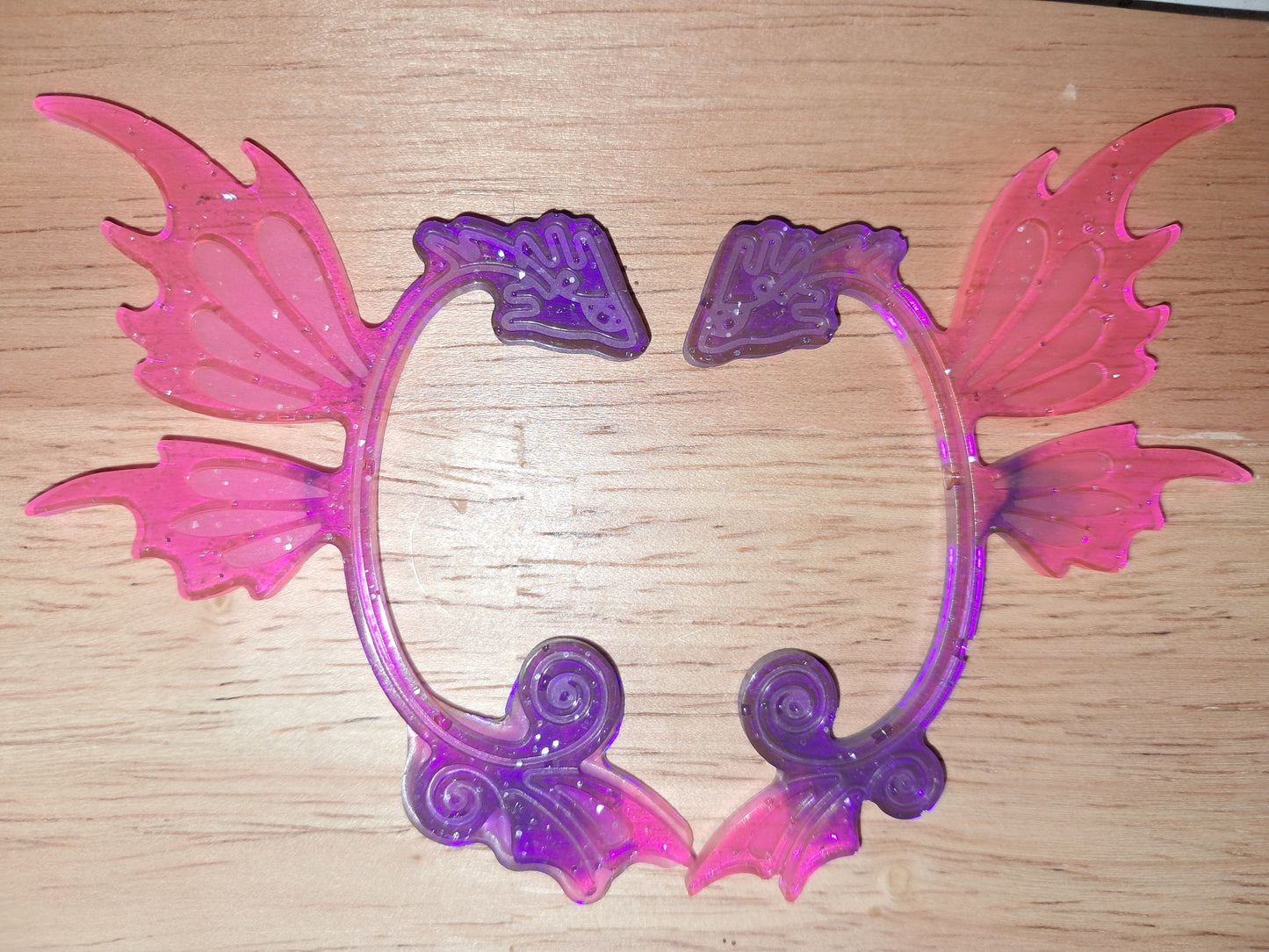 Dragon earrings clips