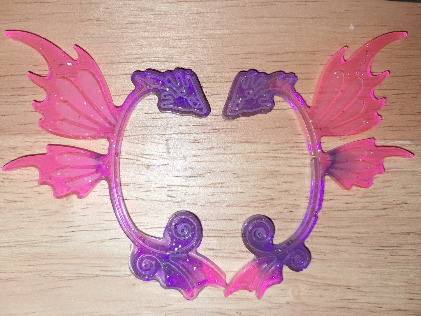 Dragon earrings clips