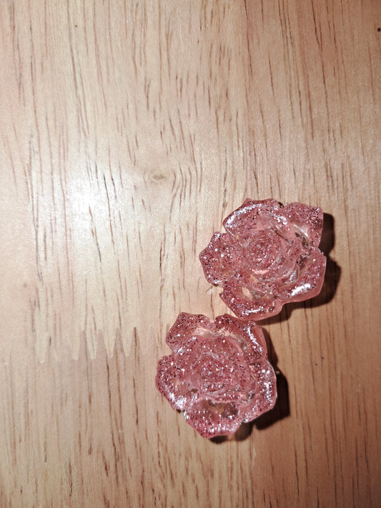 Rose earrings