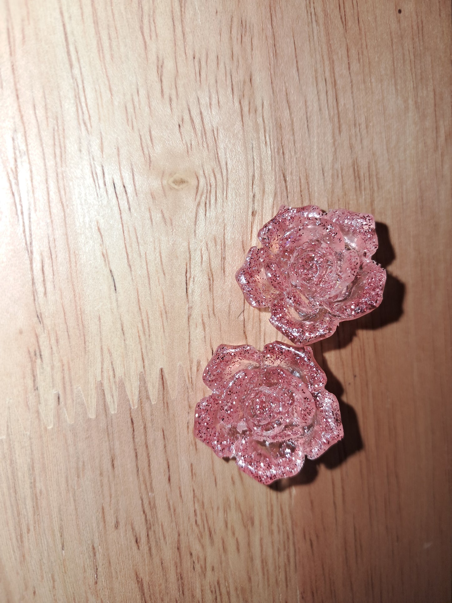 Rose earrings